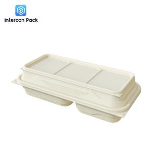  ISO9001 Disposable Paper Food Packaging With Bagasse Straw Bamboo Material Manufactures