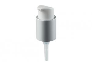  Aluminum Silver Closure Cream Pump Dispenser 24/410 With Plastic Pp Material Manufactures