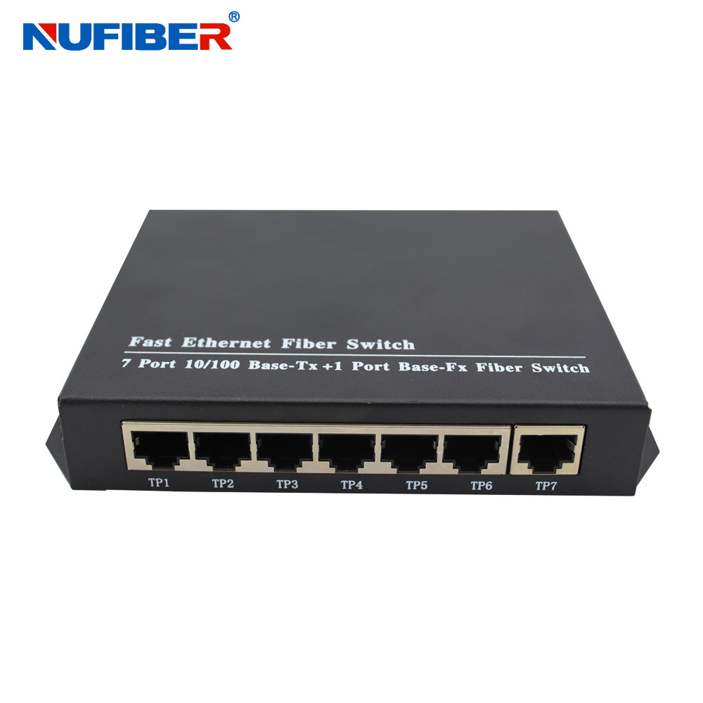  DC5V 1A 7 Port Ethernet Switch 100Mbps Speed IEEE802.3u Standard Manufactures