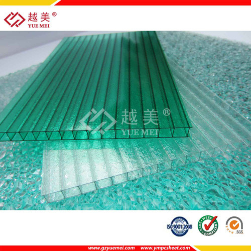 Buy cheap no yellowing 4mm 6mm 8mm 10mm plastic hollow polycarbonate sheeting from wholesalers