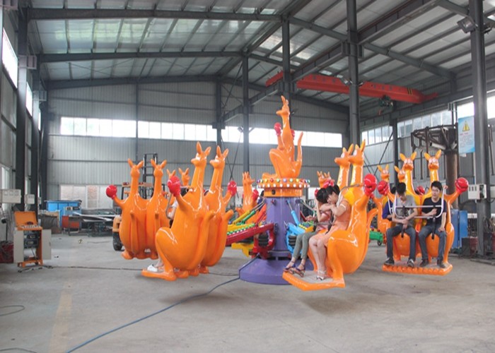  16 Seats Fun Carnival Rides , Kangaroo Jump Ride With Iron And FRP Material Manufactures