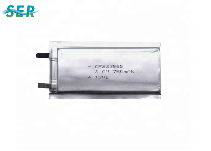 Buy cheap Active Energy Ultra Thin Battery 3.0V 750mAh CP223565 Li - MnO2 For ETC Device from wholesalers