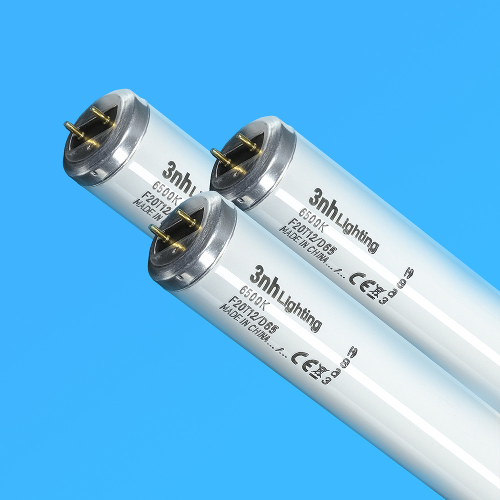  F20T12/D65 Long Fluorescent Tubes Lamp 6500k Color Temperature 60lm/w Efficacy Manufactures
