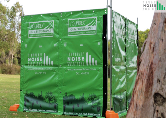 Temporary Noise Barriers 4 layer + design insulated and reduction noise 40dB Manufactures