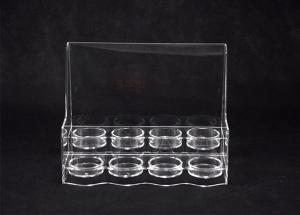  Clear Acrylic Cosmetic Makeup Organizer , Cosmetic Retail Displays Promtion Tabletop Manufactures