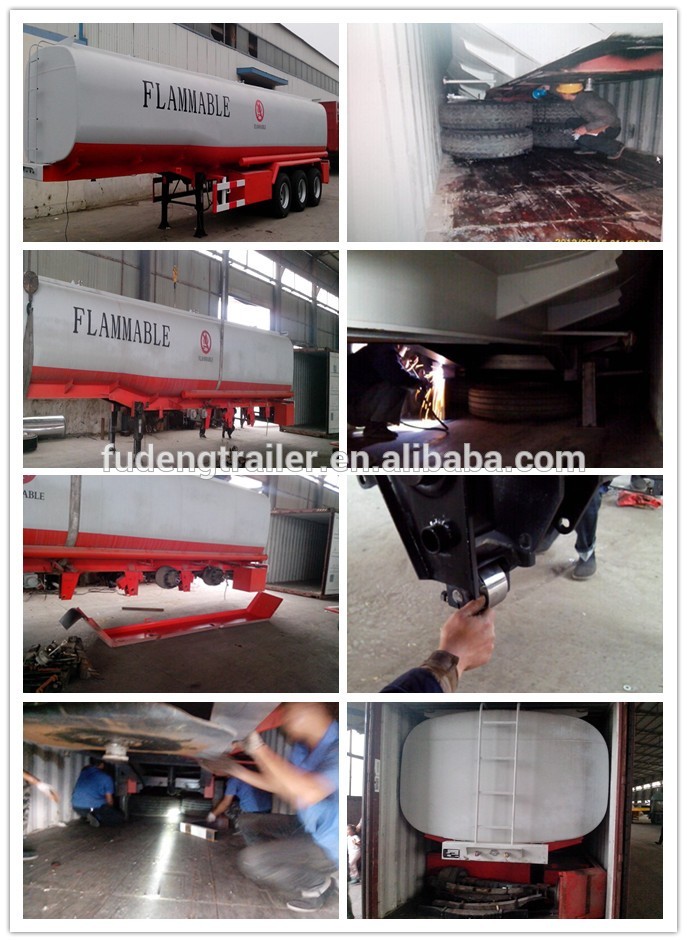 60000L oil tank trailer, tri-axle tanker semi trailer for sale-USD15500