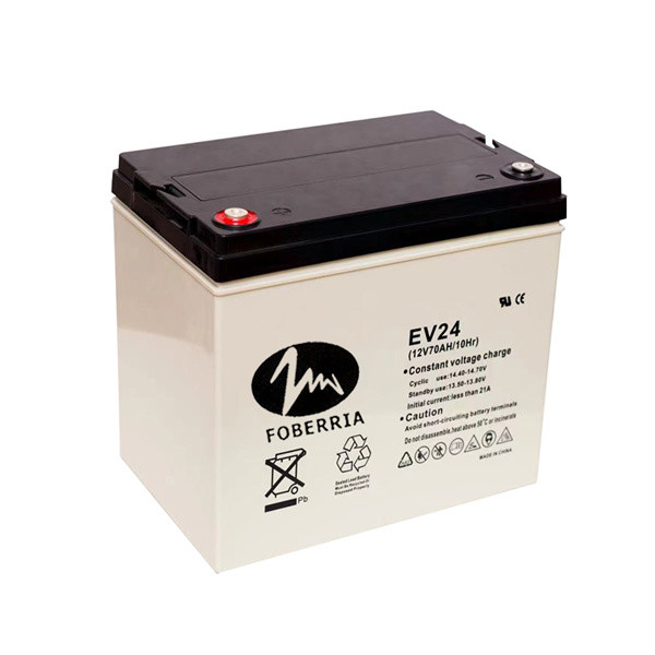  12v 70ah 700A EV24 EV Lead Acid Batteries Sealed Rechargeable For Wheel Chairs Manufactures