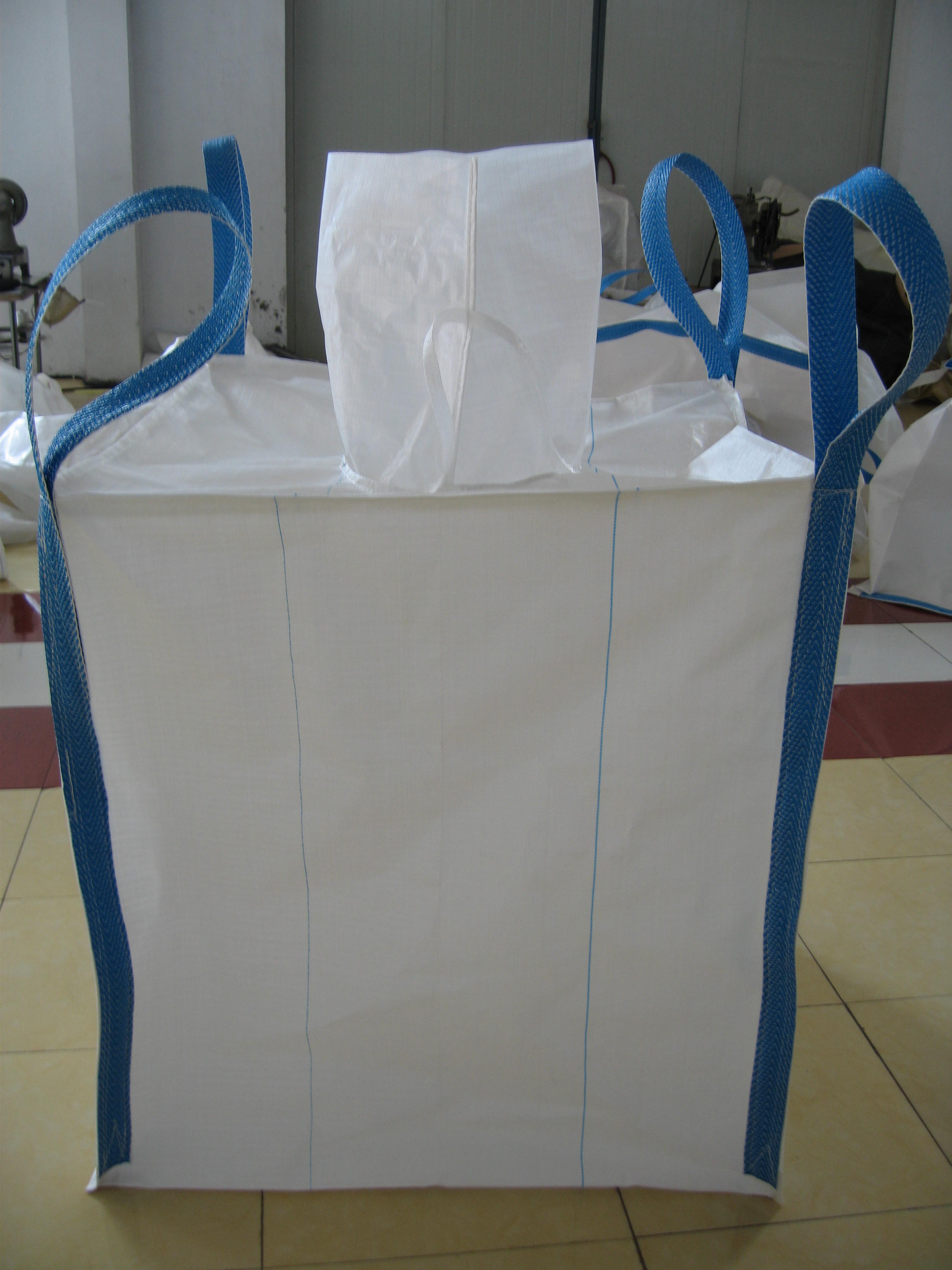 1.5 Ton Side Seam Big Bag FIBC Polypropylene UV Treated  For Industry Manufactures