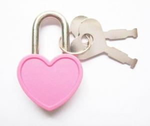  Plastic Small Heart Notebook Locks Manufactures