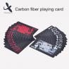 Buy cheap Luxury Ultrathin Pure Carbon fiber playing cards for entertainment carbon fiber from wholesalers