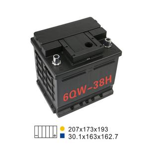  44AH 20HR 300A 6 Qw 38H Car Start Stop Battery Automotive Lead Acid Battery Manufactures