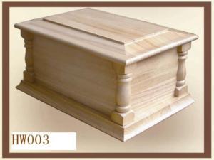  Wooden human urns, Adult urns made in Paulownia wood, Natural finish Manufactures
