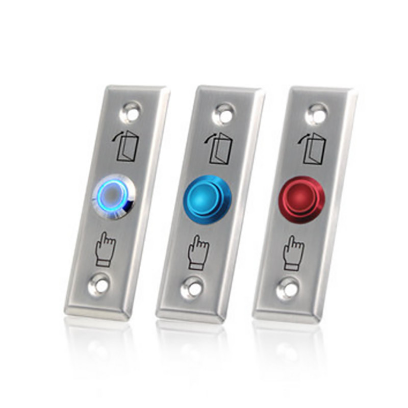  Stainless Steel Access Control Exit Button Push Button Exit Switch With LED Manufactures