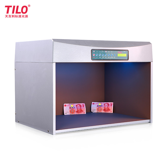 TILO P60+ textile lab machine color light booth with D65 TL84 UV F CWF TL83 for fabric textile garment yarn
