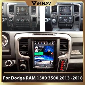 2 Din Tesla Dodge Android Radio For RAM 1500 3500 2013 To 2018
