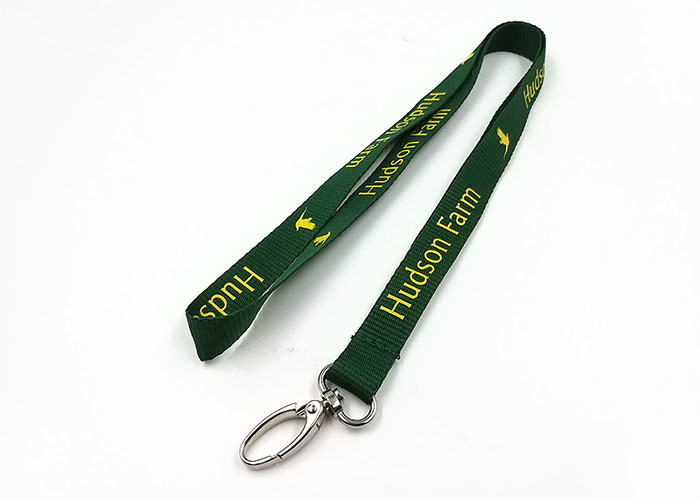  Customized Advertising Imprint Polyester Lanyards Custom Logo For ID Badge Manufactures