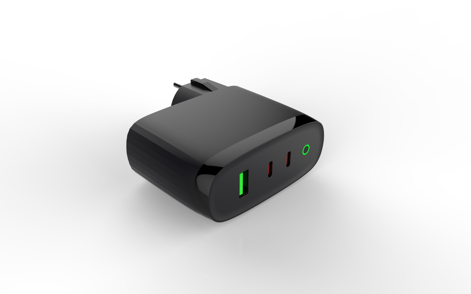  Wholesale High Quality Portable 3 USB Ports 120W GaN Phone Travel Quick Wall Charger Manufactures