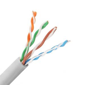  Cat 5e UTP Outdoor Ethernet LAN Cable With Messenger Unshielded Ethernet Cable Manufactures