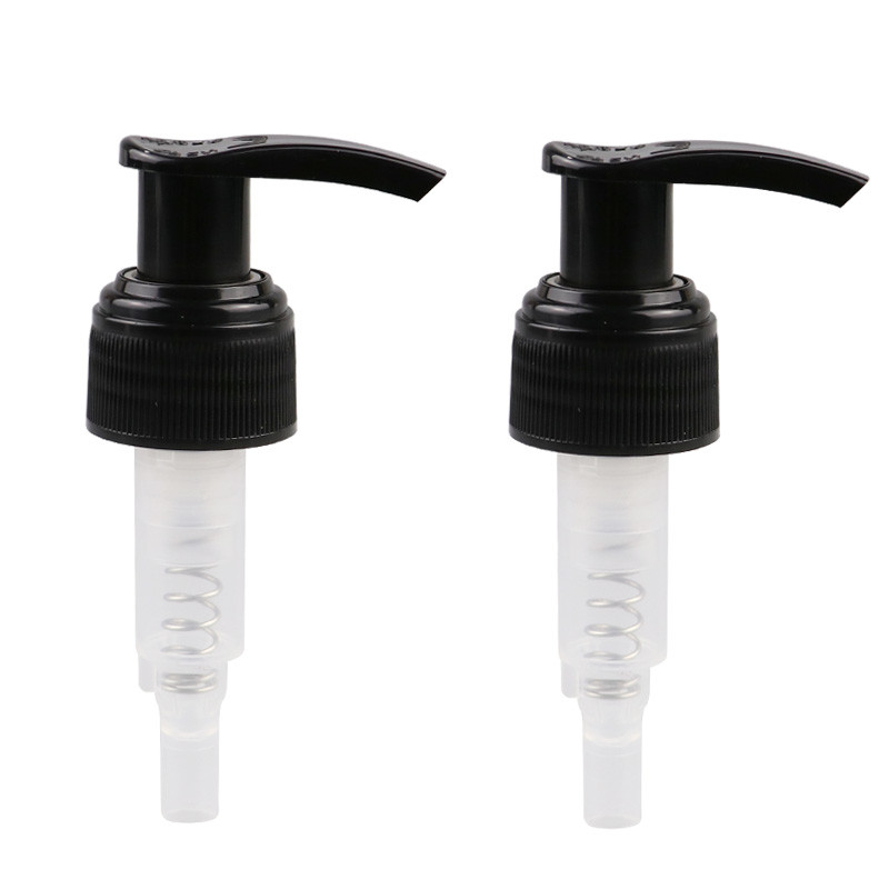  Right Left Lock Black Lotion Pump 24 410 Ribbed Closure 1.2ml Dosage Manufactures