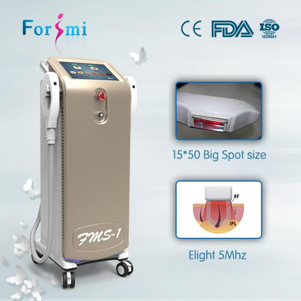 Quality best efficiency cosmetic laser hair removal E-light radio frequency rf ipl laser machine for sale