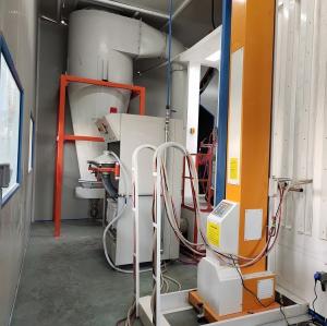 Aluminum Manual Automatic Powder Coating Line With Spraying Robot Manufactures