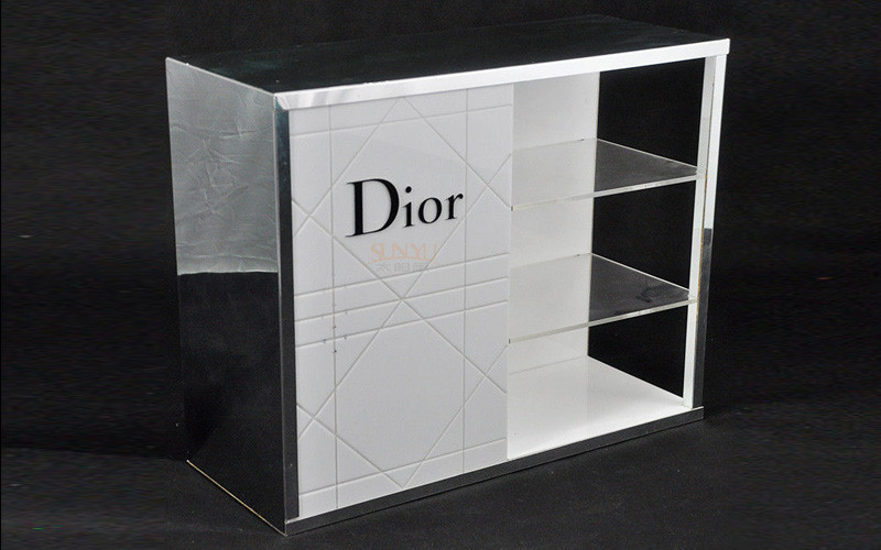  Three Layers Counter Display Stands Acrylic Makeup Organizers Available Manufactures