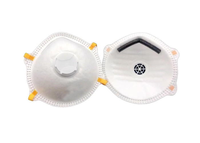  Adjustable Nosepiece Disposable Respirator Mask Easy Breathing With Valve Manufactures