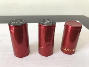  OEM Heat Shrinkable Wine Bottle Foil Capsules Environment Friendly 30mm X 60mm Manufactures