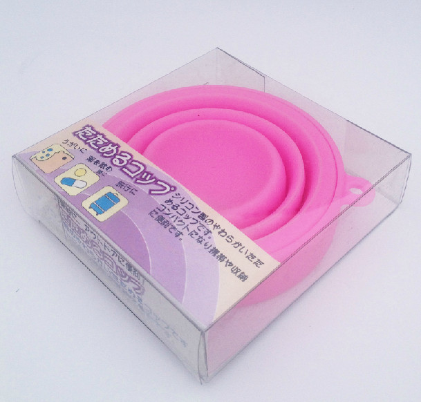 2013 new design foldable silicone water cup/foldable silicone cup/silicone foldable cup Manufactures
