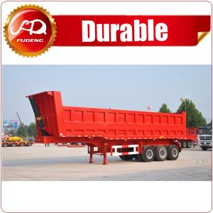  China cheap 3 axle tractor hydraulic dump trailer/Tipper Dumper Truck on sale Manufactures