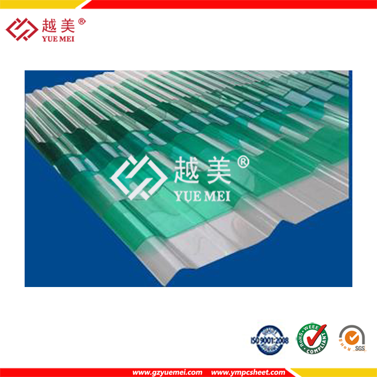  High resistance bending polycarbonate corrugated sheet Manufactures