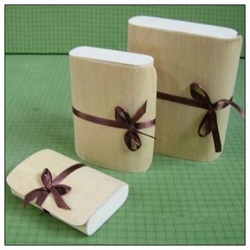  Birch wood chip boxes, rectangle shape box with ribbon Manufactures