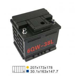  SMF 330A 12V Lead Acid Car Battery 12V36AH 6 Qw 38L Car Starter Battery Manufactures