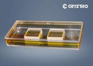 Dia 28*28*6 Single Crystal TGG Blocks Synthetic Terbium Gallium Garnet Manufactures