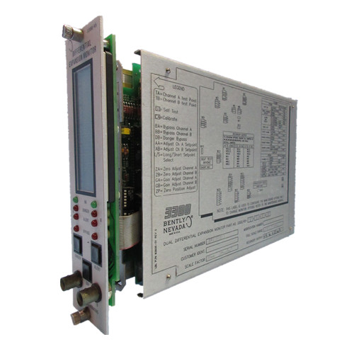  3300/45 Bently Nevada Parts System 3300 Series Differential Expansion Monitor Module Manufactures