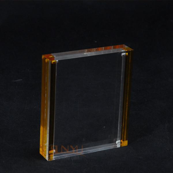 Custom Size Picture Frames Clear Surface PMMA For Photo Display