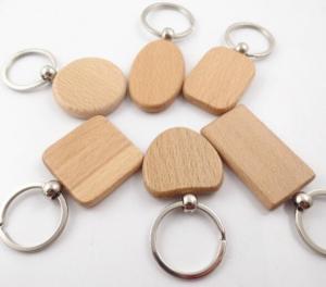  Small Rectangle Shape Wooden Blank Keychains, Wood Label in different Size Manufactures