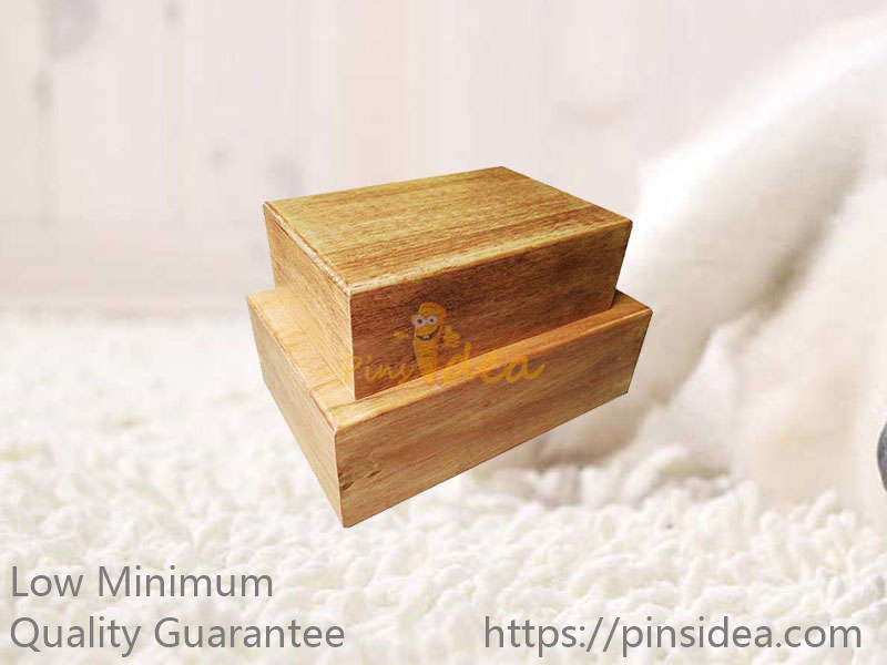 Good Quality Traditional Matte Black MDF Wooden Pet Urns for Dogs and Cats, Small Order, Quality Guarantee Manufactures