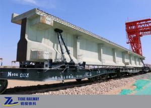 Flat Rail Freight Car Carrying 85t Load Concrete Bridge Beam 50km/H