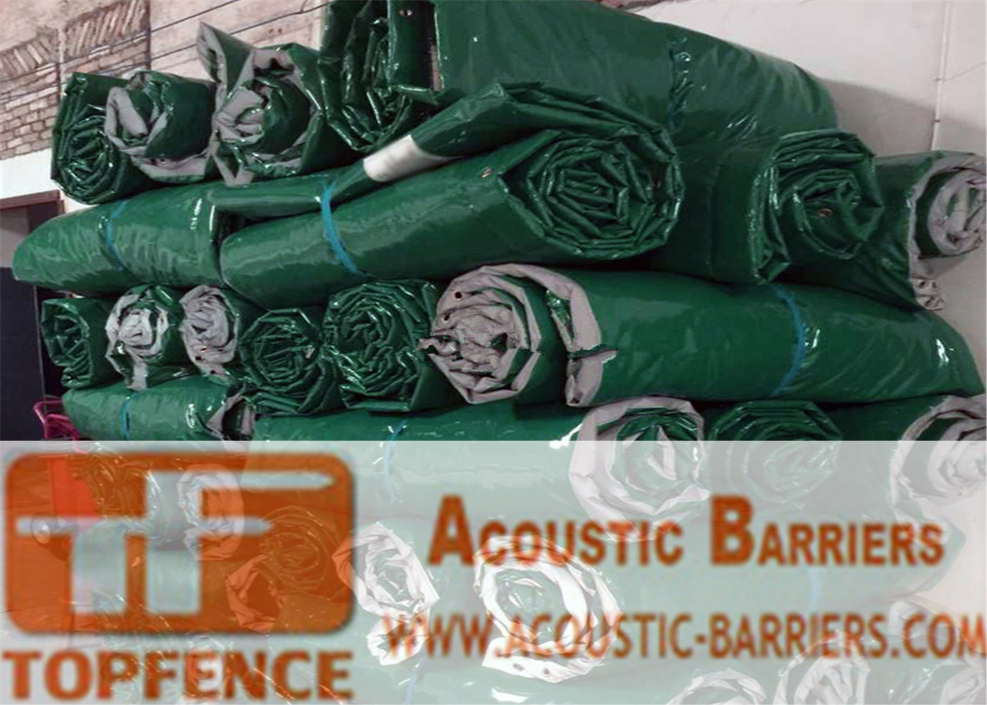  Temporary Sound Acoustic Barrier Mat Temporary Fencing Hire Sound Vinyl Barrier for Metal Cut Saw in Construction Sites Manufactures