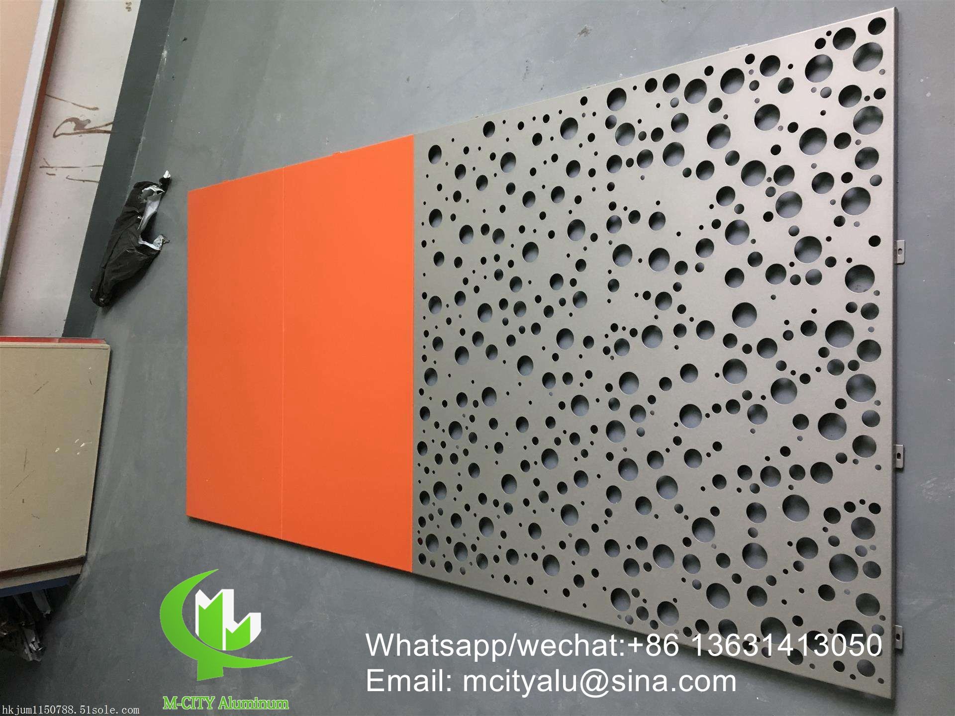  perforated 3mm metal aluminum cladding panel with powder coated for facade curtain wall solid panel single panel Manufactures