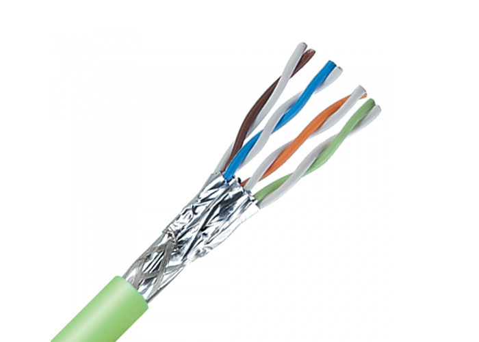  Solid Copper Conductor Bulk CAT Cable 24 AWG 4 Twisted Pair FTP For Networking Manufactures