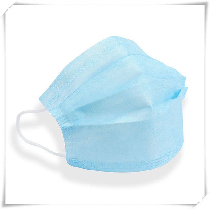  Skin Friendly Disposable Medical Mask , Hypoallergenic Non Woven Fabric Face Mask Manufactures
