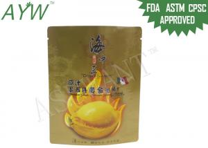 Fresh Sea Food Packaging Bags Vivid Printing Customized Size For Mexico Abalone