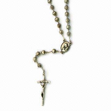  Plastic Rosary, OEM Orders are Welcome, Available in Silver Manufactures