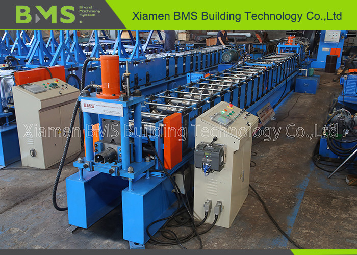  2.7 3.0mm Thick Highway Guardrail Roll Forming Machine With Auto Punching Hole System Manufactures