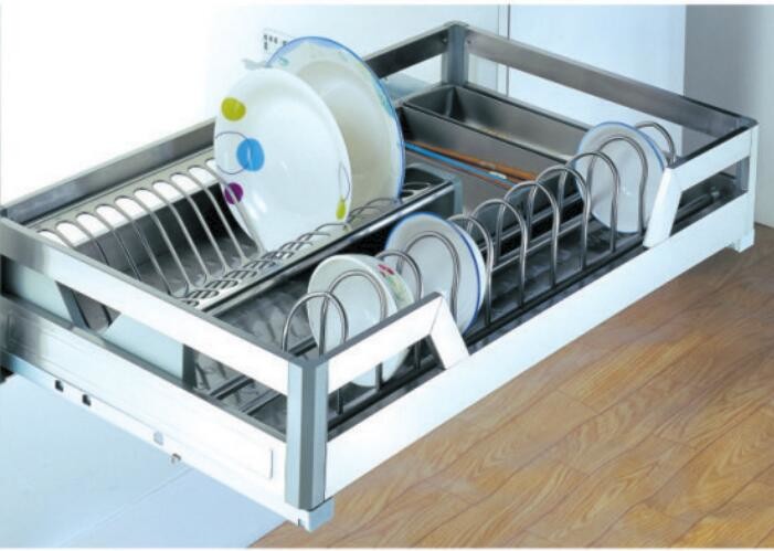  Hygienic Thickened 300mm Pull Out Basket Stainless Manufactures