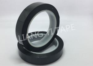  Single Side Coated Black Electrical Tape , 2 Mils Polyester PET Film Flame Retardant Tape Manufactures