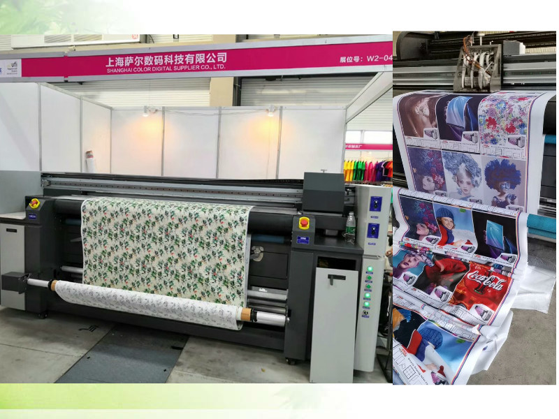  2000mm CMYK Flag Banner Textile Sublimation Printer Manufactures