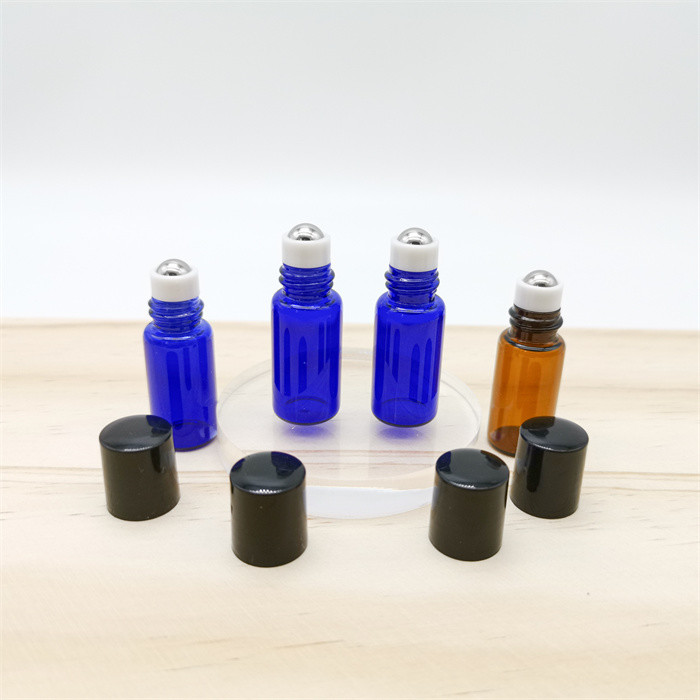  10ml Glass Essential Oil Roller Bottles Oem Odm Screen Printing Manufactures